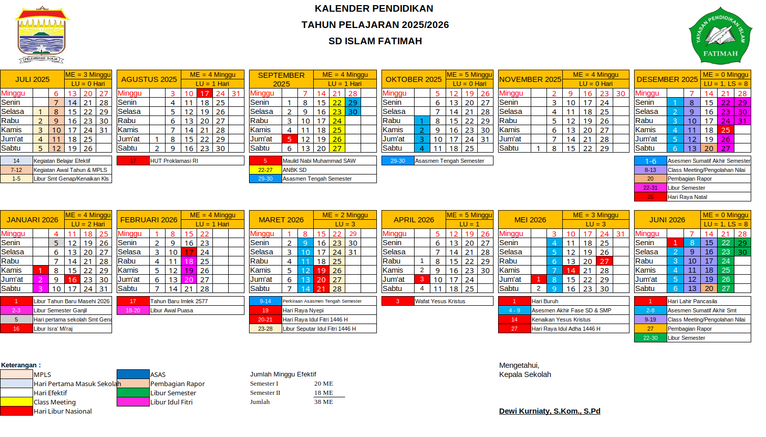 Kalender Pendidikan 2025/2026